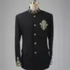 Gemini_Generated_Image_wv6nmowv6nmowv6n Men's Black Embroidered Bandhgala Suit Set