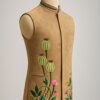 Premium Hand-Embroidered Suede Nehru Jacket for Men | Designer Modi Jacket | Akal Designer