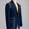 Royal Blue Embroidered Men’s Designer Blazer – Luxury Groom & Party Wear Coat | Akal Designer