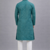 Teal Embroidered Kurta Pajama Set | Indian Wedding Outfit
