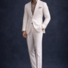 Ivory Linen Suit for Men | Lightweight Summer Wedding Groom Outfit