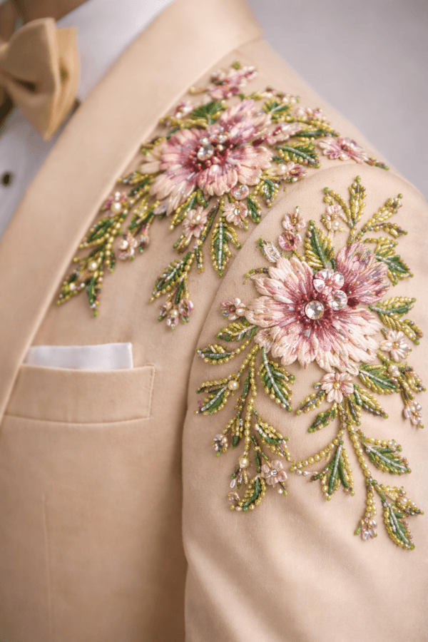 Luxury Hand-Embroidered Statement Blazers & Artistic Menswear | Custom Beaded Jackets and Designer Formalwear